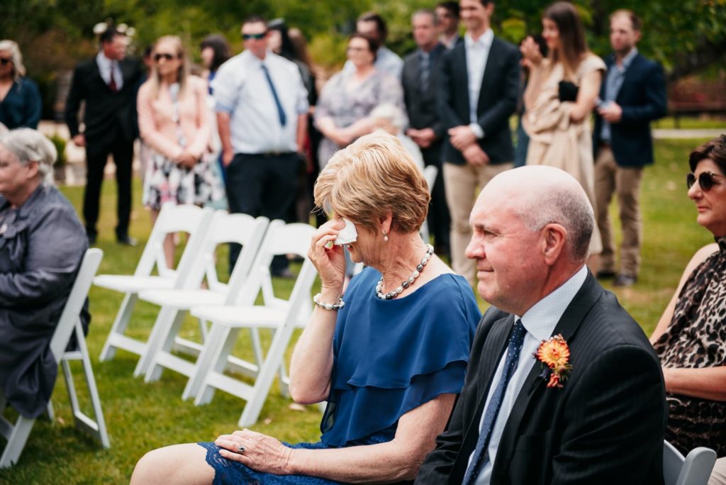 Candid wedding photography at Willow Glen Gardens. Ballarat, VIC