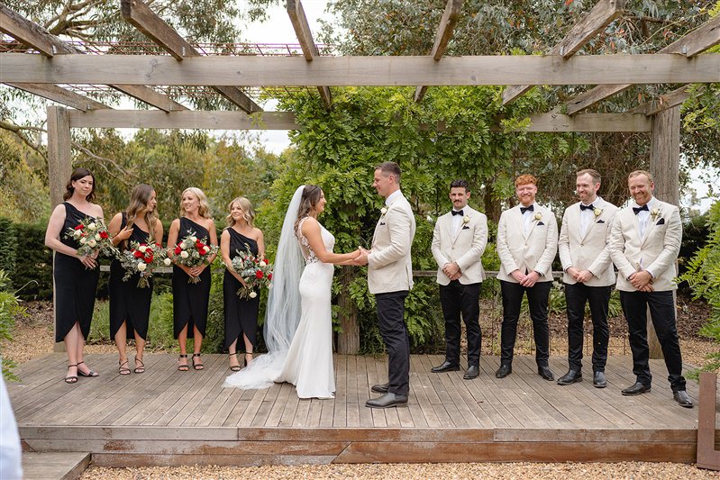 Wedding ceremony at Quirindi Stables