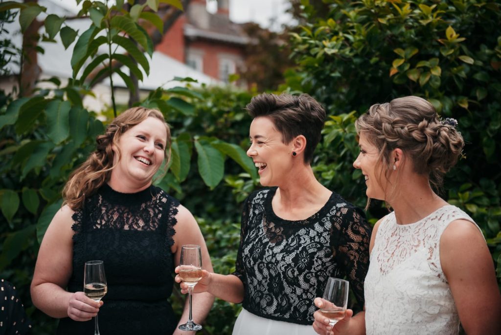 Same-sex garden wedding, Ballarat VIC